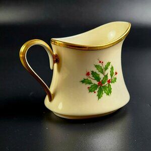 Vintage - Creamer Holiday (Dimension) by Lenox - 3 1/4" Tall